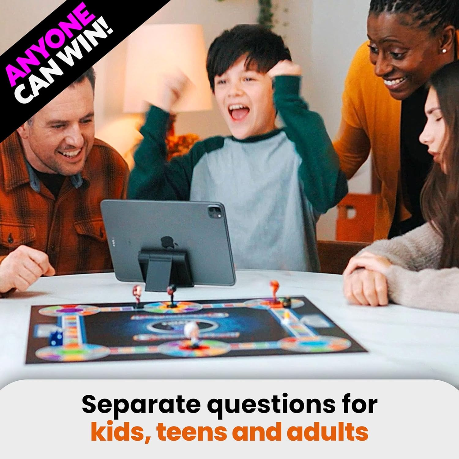 Outsmarted - the App-Connected TV Quiz-Show Board Game | Kids, Teens & Adults | Next-Level Game Night for Family & Friends | 2&ndash;24 Players | Age 8+ | 10,000+ Questions | 2026 Edition image number 4