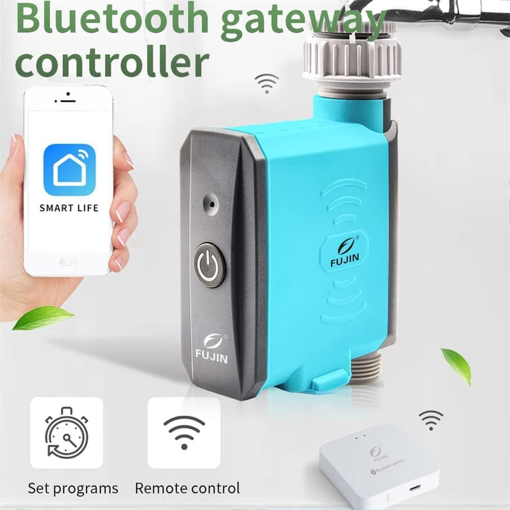 Water Timer, Bluetooth ＆ Wifi Smart Irrigation System Garden Watering Timer Programmable, IP67 Waterproof Watering System with Rain Delay, Auto/Manual Watering image number 4