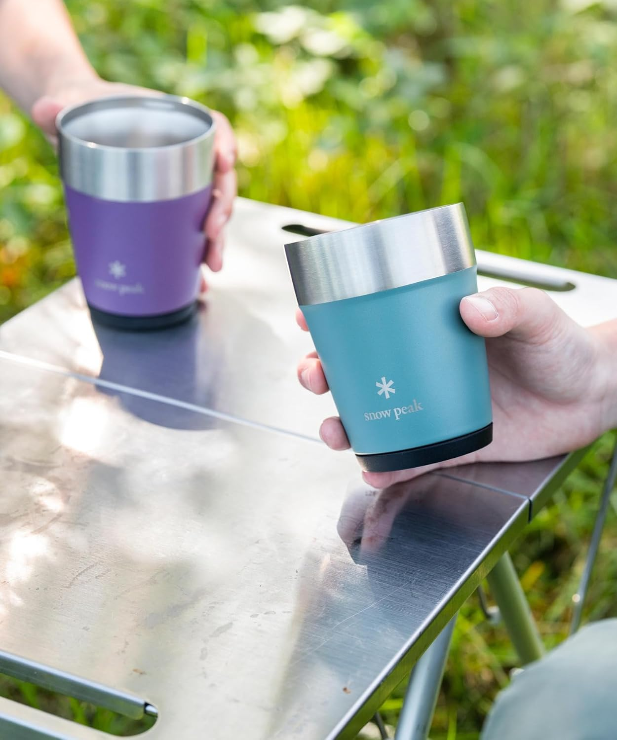 Snow Peak Thermo Tumbler 360 Duo Set 2025 Autumn Edition FES-360-2 Tumbler Cup, Heat Retention, Cold Retention, Camping, Outdoors, Blue, Purple, 12.2 Fl Oz (360 Ml) [Snow Peak 2025 Autumn Limited image number 4