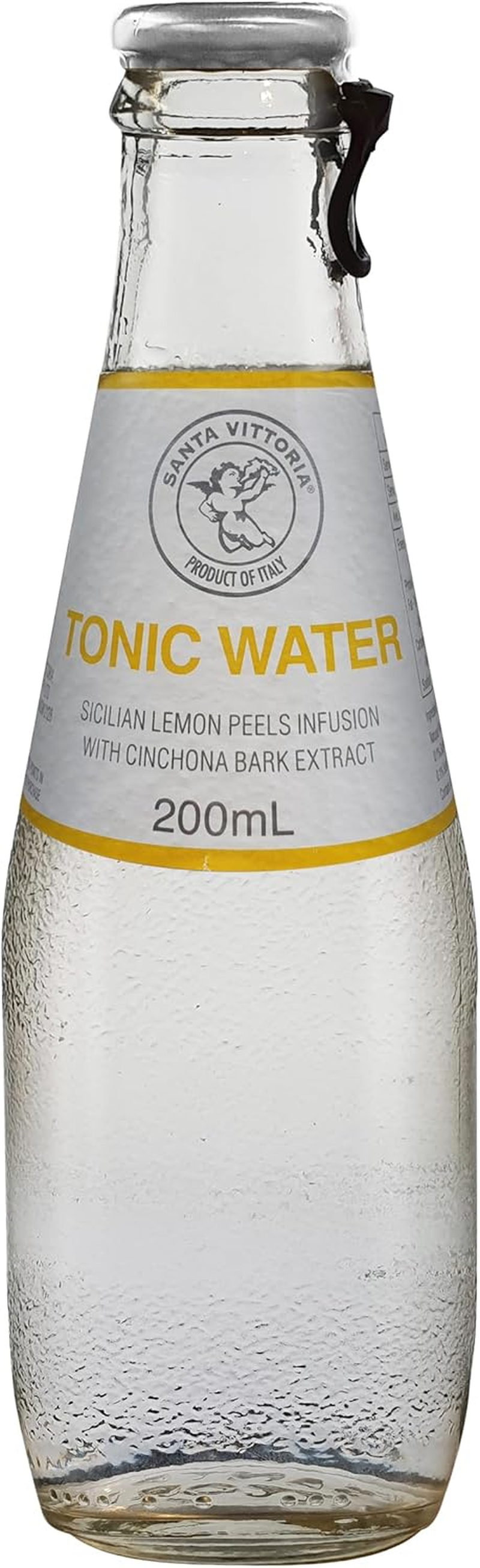 Santa Vittoria Italian Tonic Water, 24 X 200Ml. Premium Alcoholic Mixer for Spirits.