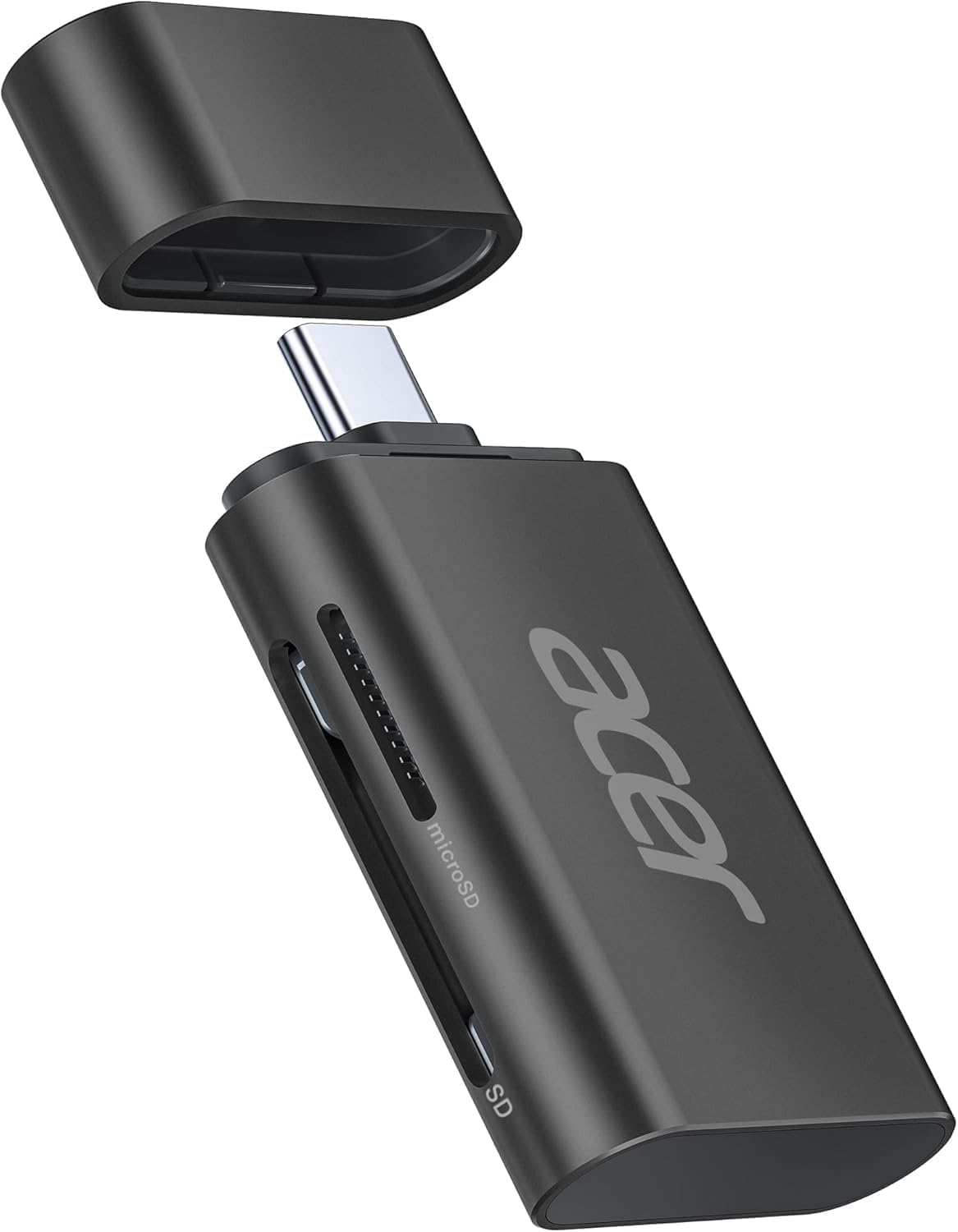 Acer USB C SD Card Reader, USB 4.0 Type-C Micro SD Card Adapter Dual Slot OTG Memory Card Reader for Microsd SDHC SDXC, Compatible with Laptop, PC, Iphone 16/15, Macbook Pro/Air, Ipad Pro, Android image number 6