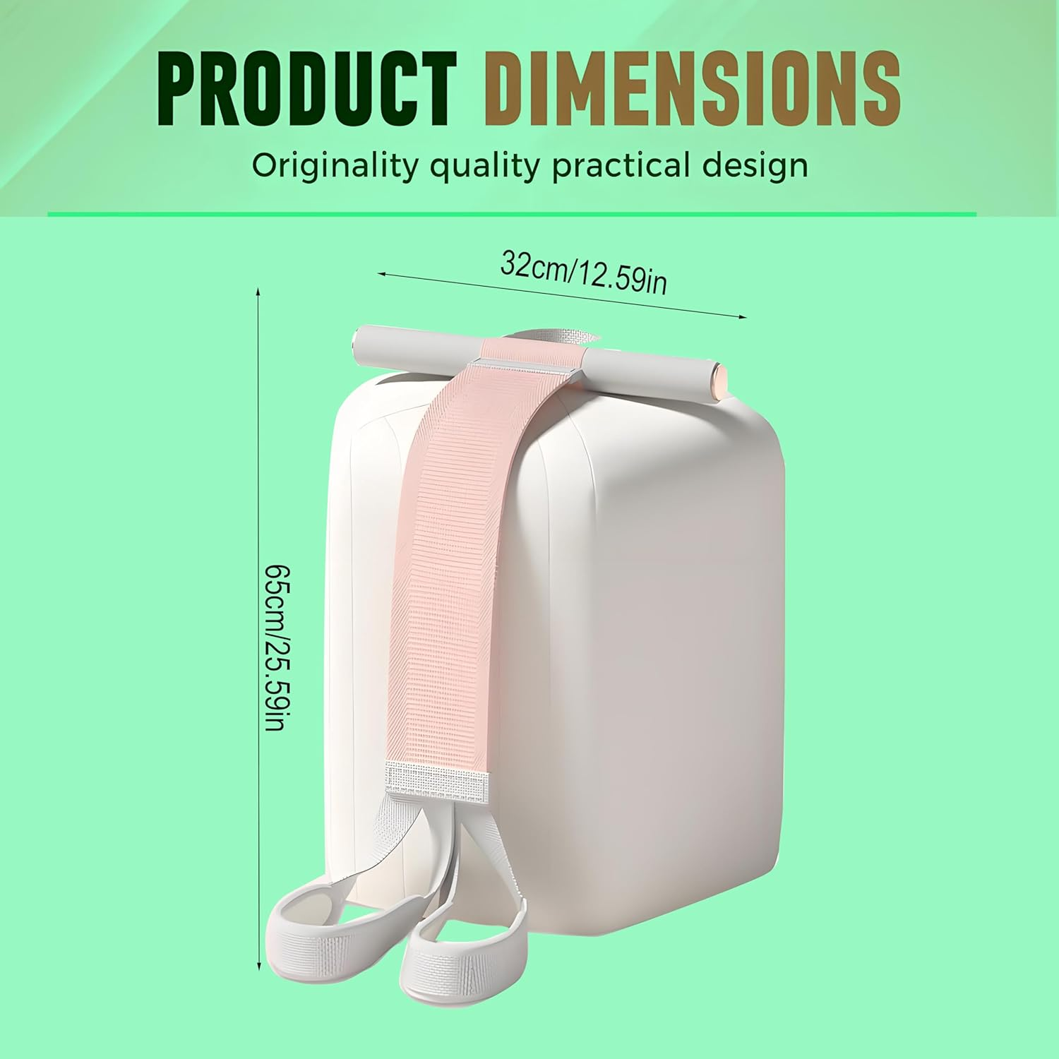 Fabric Resistance Band with Handles, Non-Slip Elastic Band for Strength and Muscle Training, Stretching Band Fitness Equipment Suitable for Legs, Arms, Chest, Core, Wrists, and Ankles. image number 2