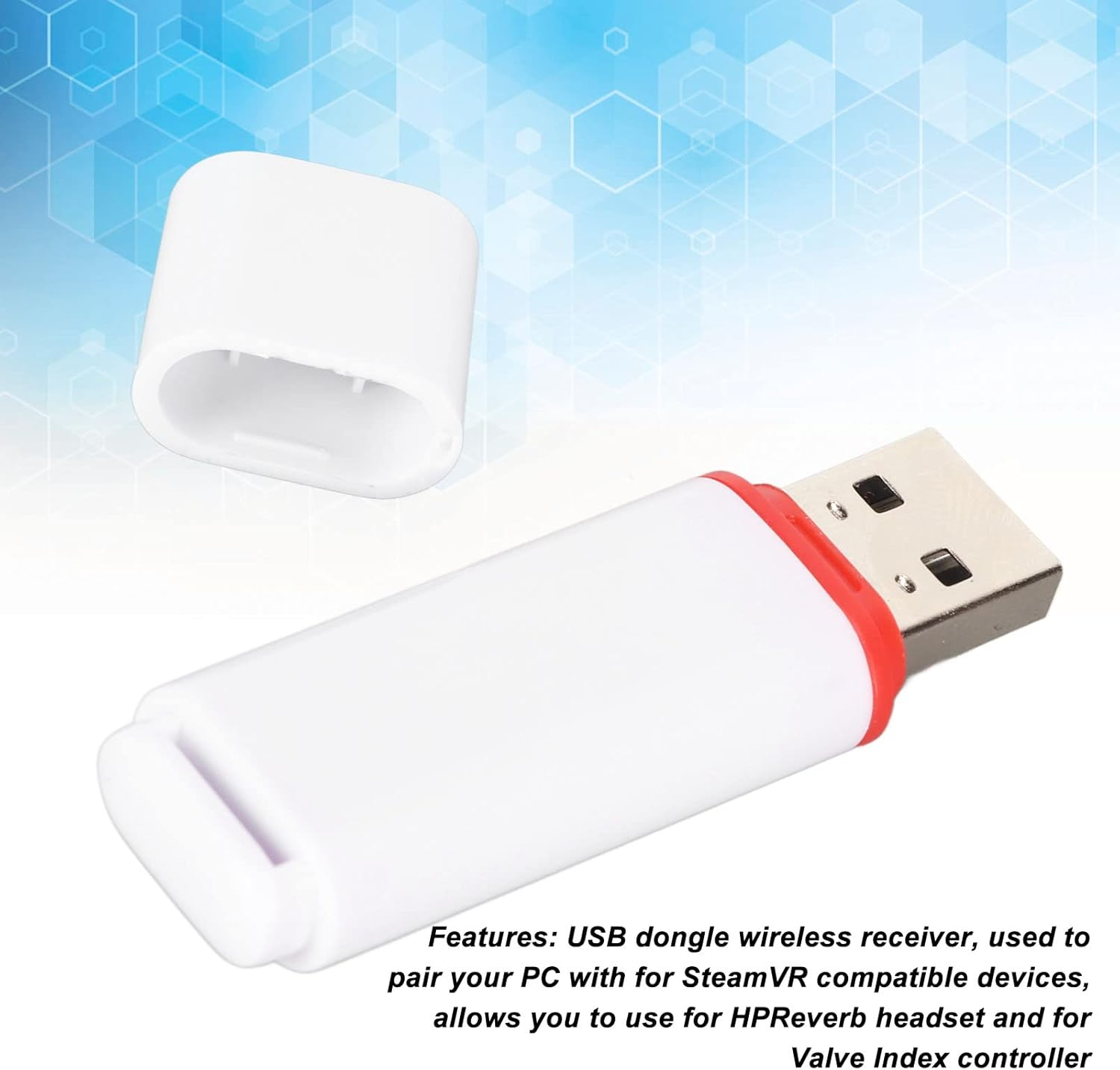 Upgraded Steamvr USB Dongle Receiver for Valve Index Controllers for HTC Vive Tracking Device for HTC Vive Controllers for Logitech VR Ink Pilot image number 5