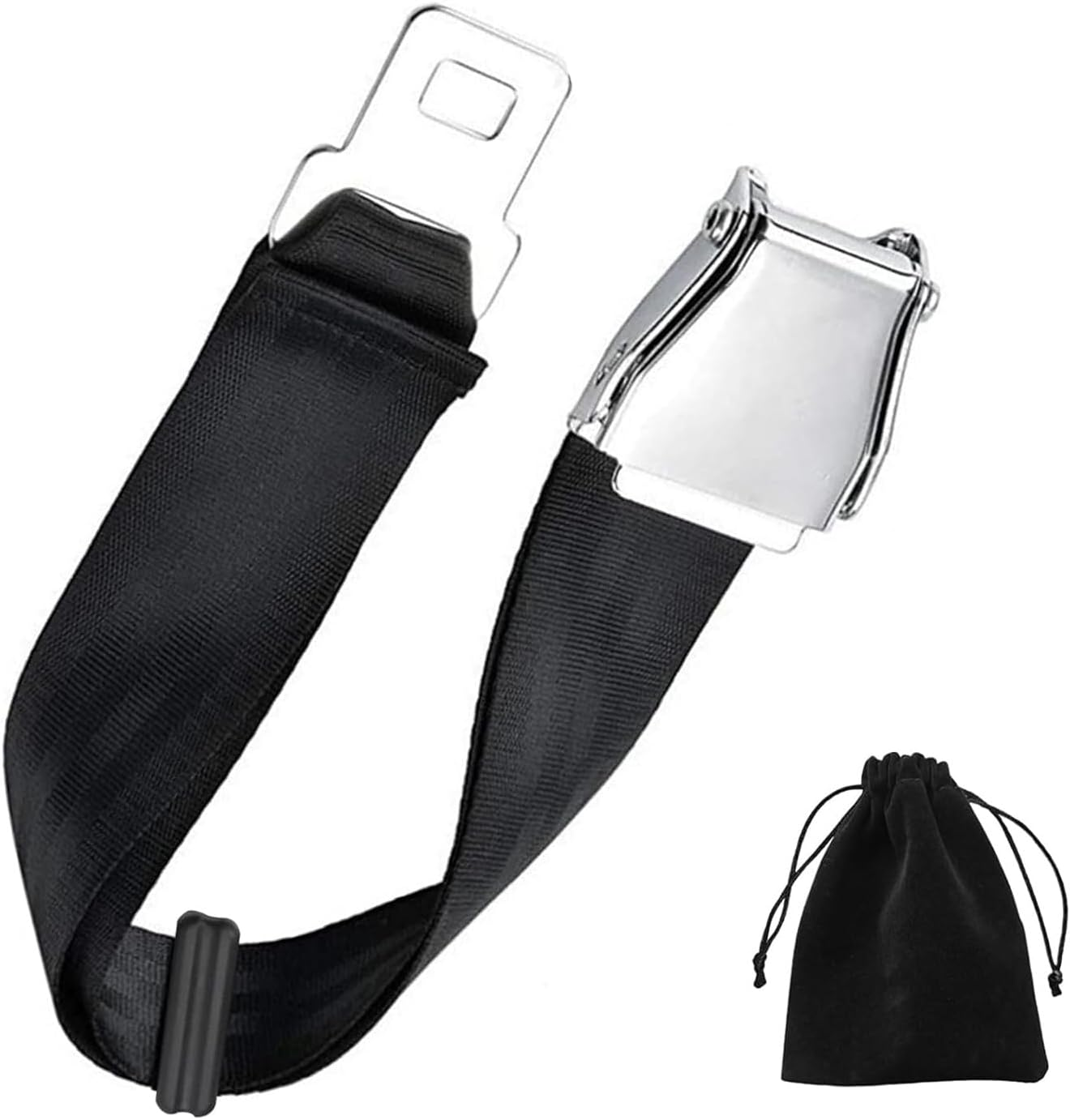 Airplane Seat Belt Extender,Plane Travel Essentials for Pregnant Fat Large Waist Women Men,130Cm Adjustable Seat Belt Extender for Airplane,Safety Aircraft Belt Accessories image number 2