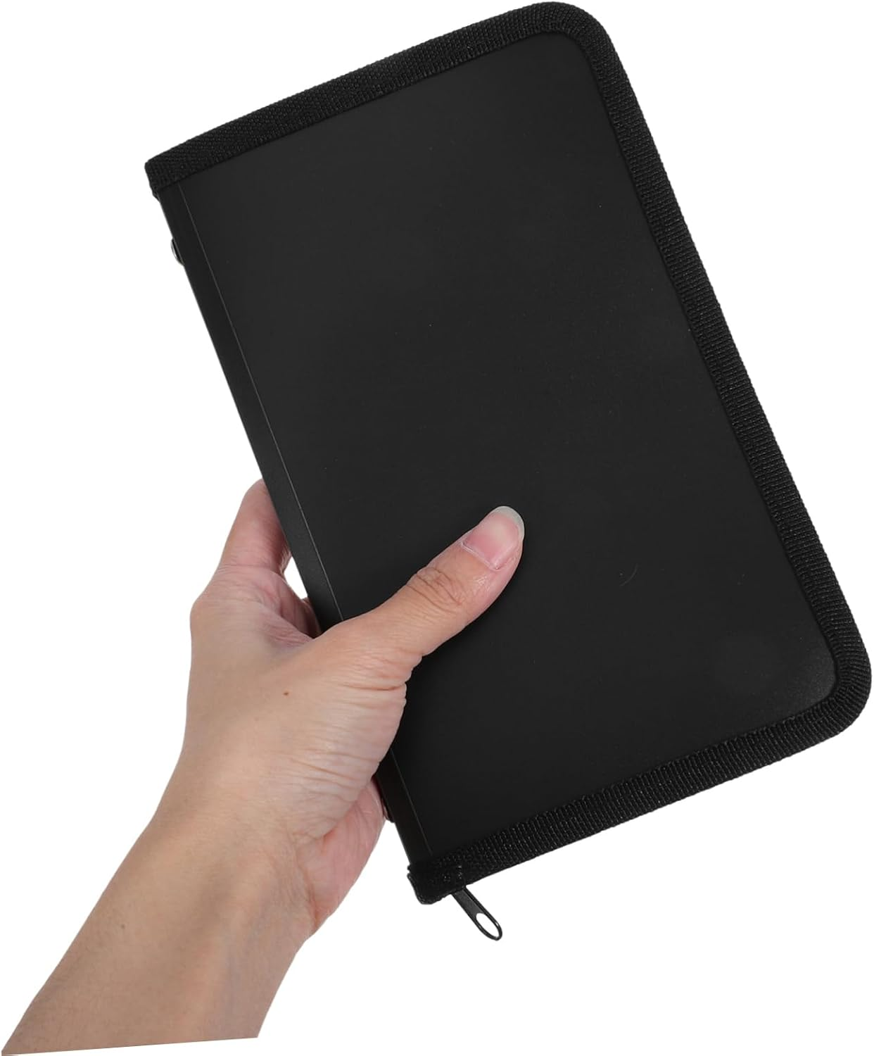 WEKAMOS Mini Accordion File Folder Document Organizer with Zipper for Receipts Bills Cards Lightweight Portable Storage for Important Documents and Items image number 2