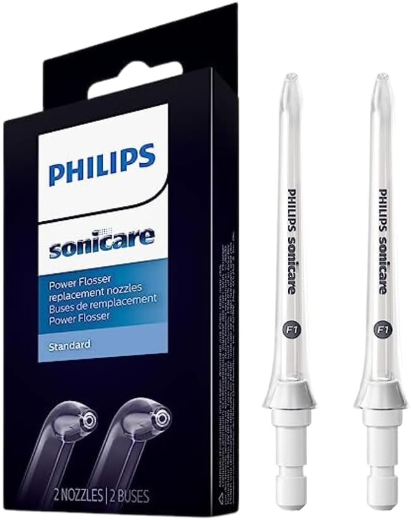 PHILIPS Sonicare F1 Standard Nozzle, Oral Irrigator Nozzle, Easy Snap on and Off, Compatible with Any Sonicare Power Flosser, Single Water Stream for a Thorough Clean, HX3042/00 image number 4