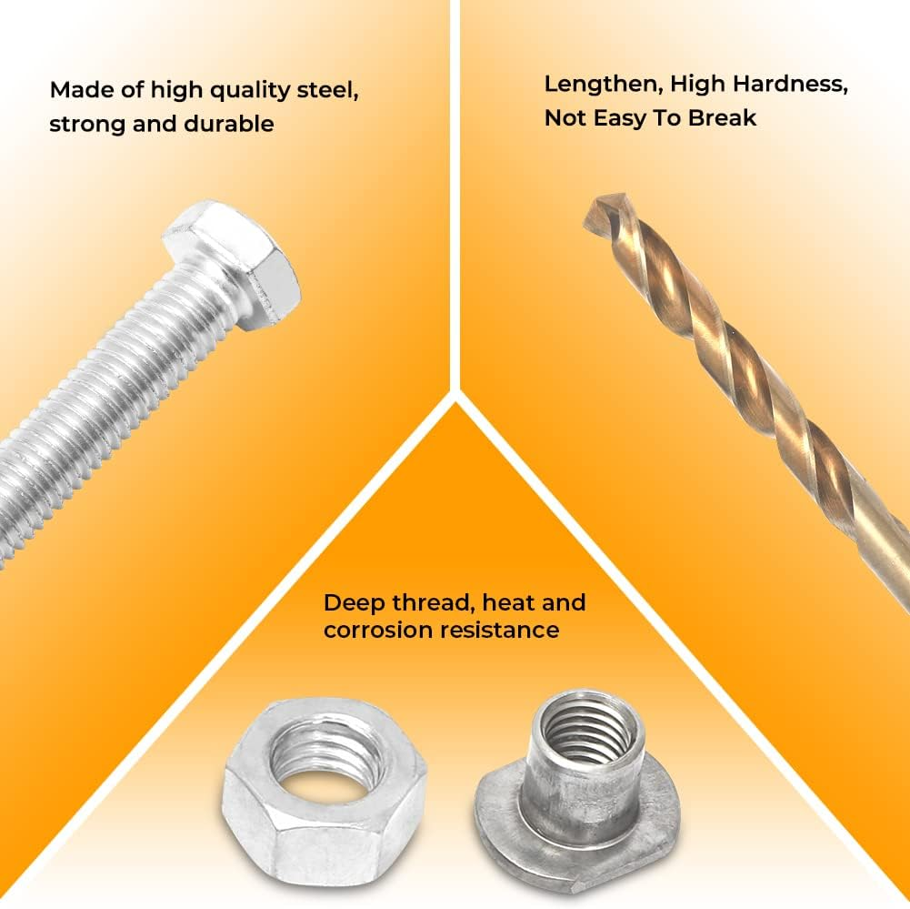 Alpha Rider Chain Adjuster Bolt Replacement Swing Arm Buddy 2 Bolt Repair Kit Saver for Honda CBR1000RR CRF250R/X CRF450R / 450X 2004-2017, for Kawasaki KX250 1988-2013 image number 5