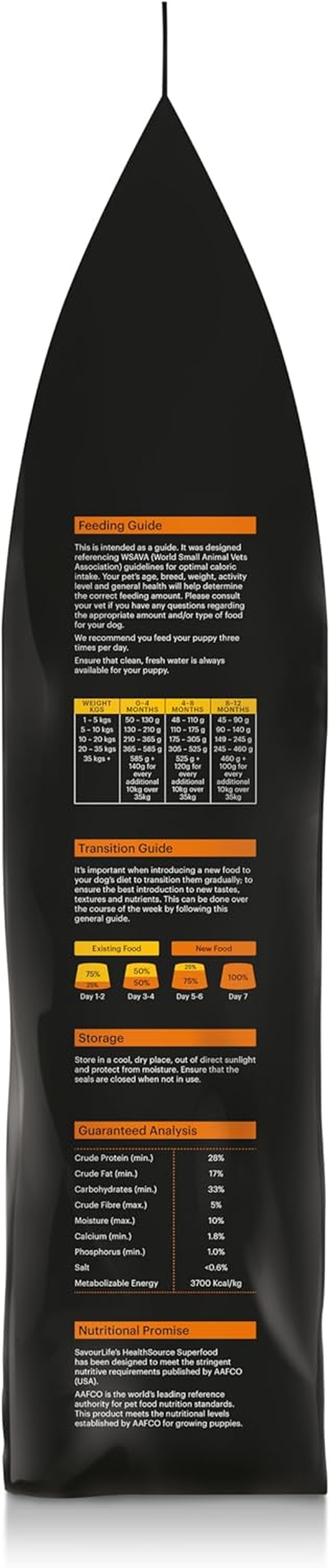 Savourlife Grain & Gluten-Free, Large Breed Puppy Food - Dry, 15Kg image number 3