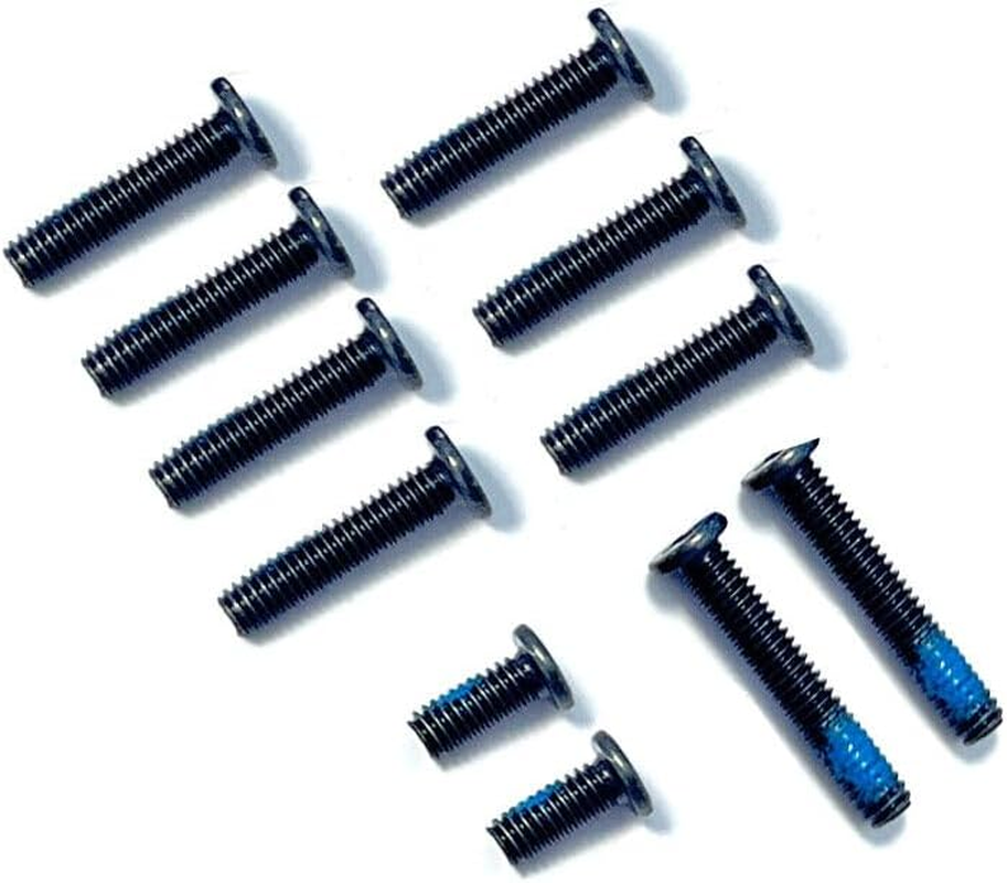 For ASUS TUF Gaming F15 FX506 FX506LU FX506LI FX506LH/HM/HE/HF/HC；TUF Gaming A15 FA506 FA506IH FA506IV Fa506Iu/Ie/Ihr/Qr/Qm/Qe/Nc（1Set 11PCS Black Laptop Bottom Base Cover Case Screws