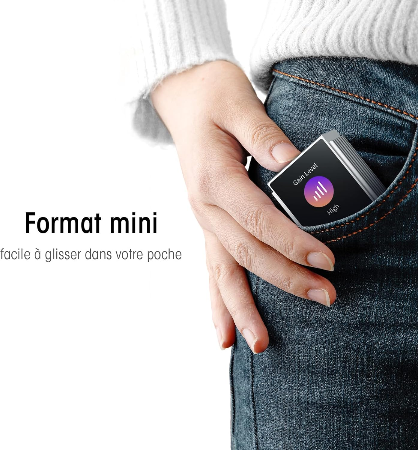 SHANLING UA6 Headphone Amplifier, Portable USB DAC Amp, Cs43131X4 DAC, 768Khz/32Bit DSD512, 1.3IN Display, for Android/Ios/Mac/Windows, 3.5/4.4Mm/Spdif Output, up to 361Mw@32&Omega; Output (Silver) image number 3