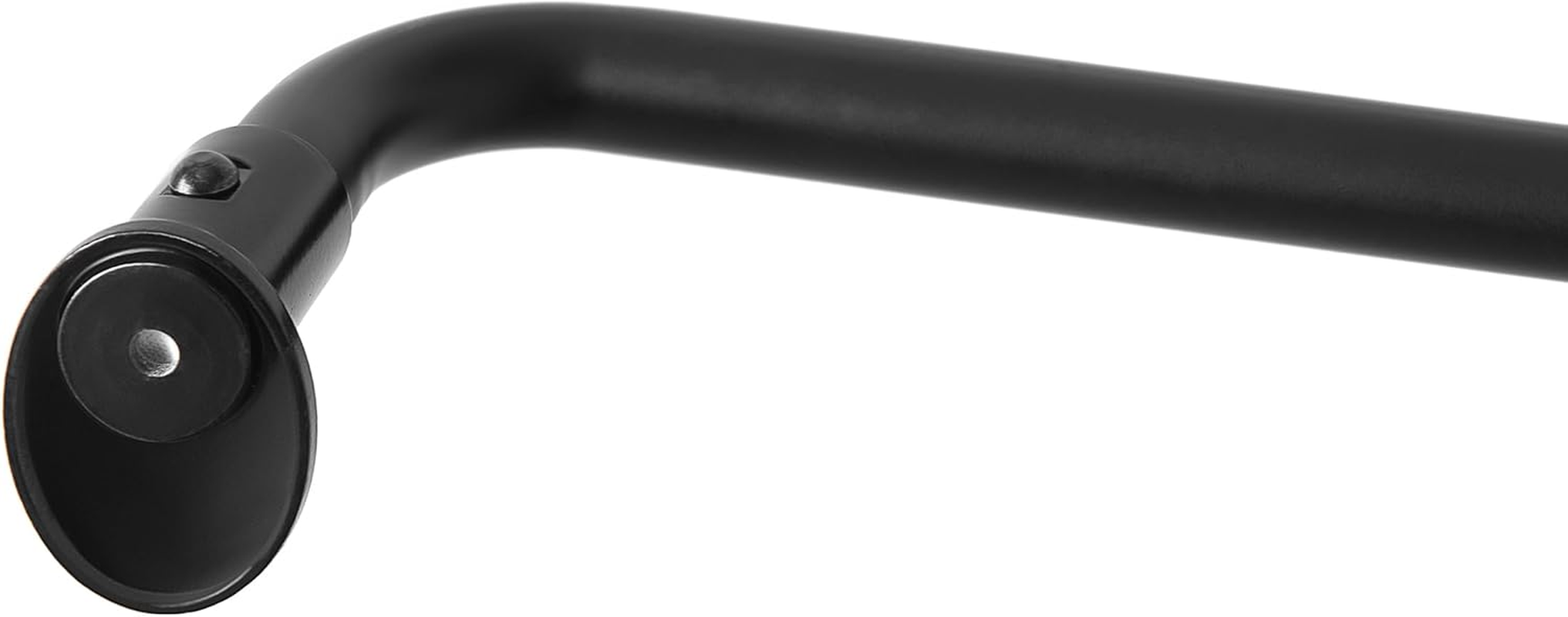 Eclipse Clinton Curtain Rods, Black Out Curtain Rod, 5/8 Inch Blackout Wrap around Adjustable Curtain Rod, Curtain Rods for Windows 28 to 48 Inch, Matte Black Curtain Rod image number 5