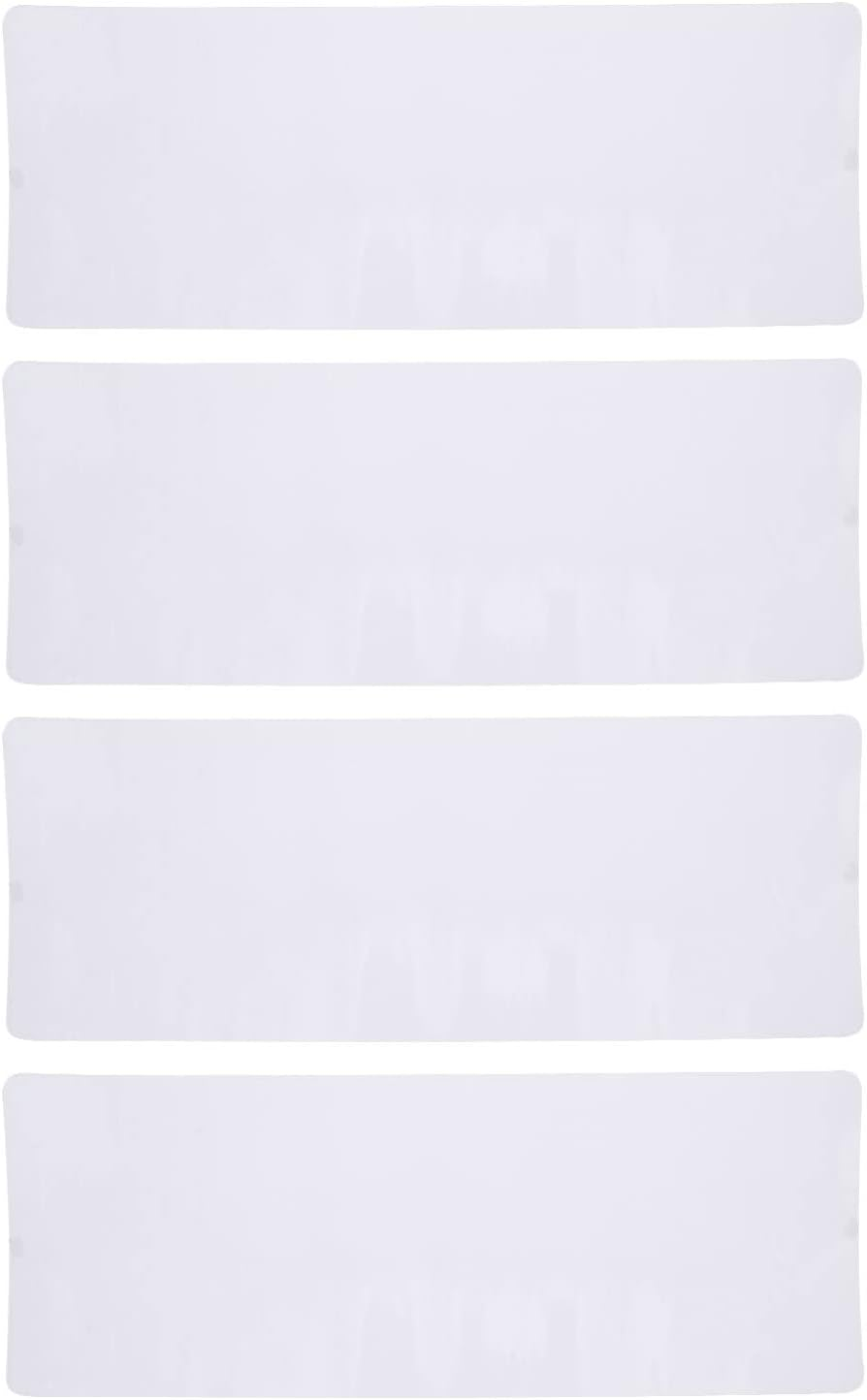 POPETPOP Couch Protectors 4 Sheets Cat Scratch Tape Sheet anti Scratching Sticky Tape Sticky Paws Guards Claw Proof Pads Furniture Protectors for Cat Transparent Clear 15X40X0.1CM Carpet Protector