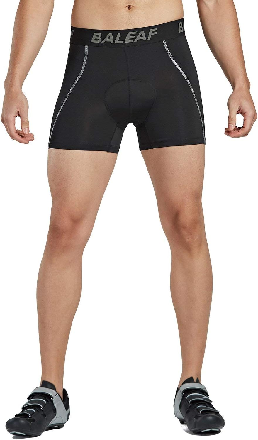 Baleaf Men'S Cycling Underwear 3D Padded Bike Shorts with Padding Road Biking MTB Liner Bicycle Gear Accessories image number 3