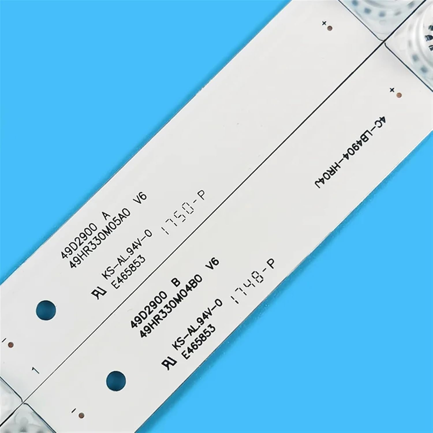 8Pcs/Lot Compatible with 49" TV 49U67EBC 49U67EBC TCL 49A660U Thomson 49UC6406 9 LED 49D2900A 49HR330M05A0 4C-LB4905-HR01J image number 5