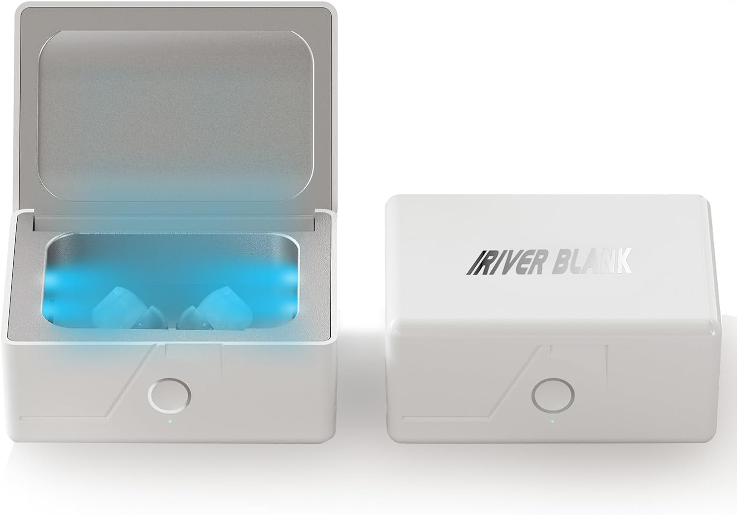 Automatic Hearing Aid Dryer and Electronic Cochlear Dehumidifier UV-C Disinfecting Sanitizer Cleaning Case Holder and Drying Box image number 1