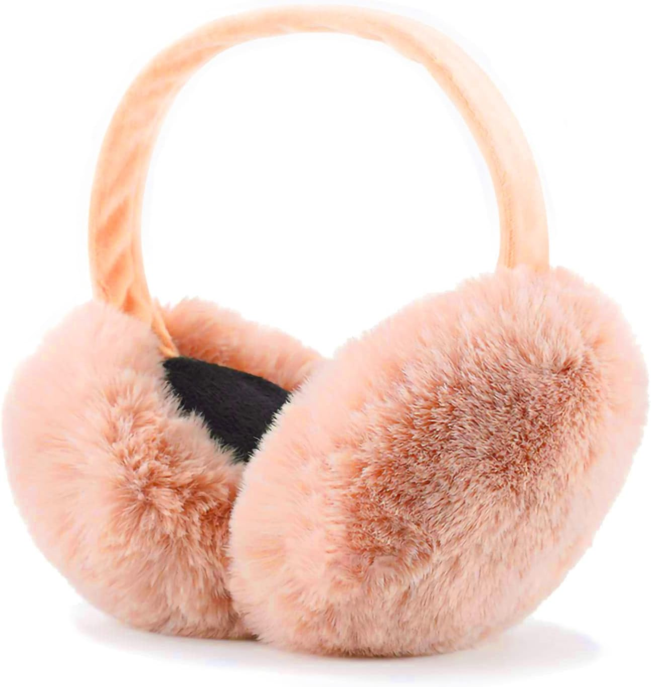 LCXSHYE Winter Ear Muffs Faux Fur Warm Earmuffs Cute Foldable Outdoor Ear Warmers for Women Girls
