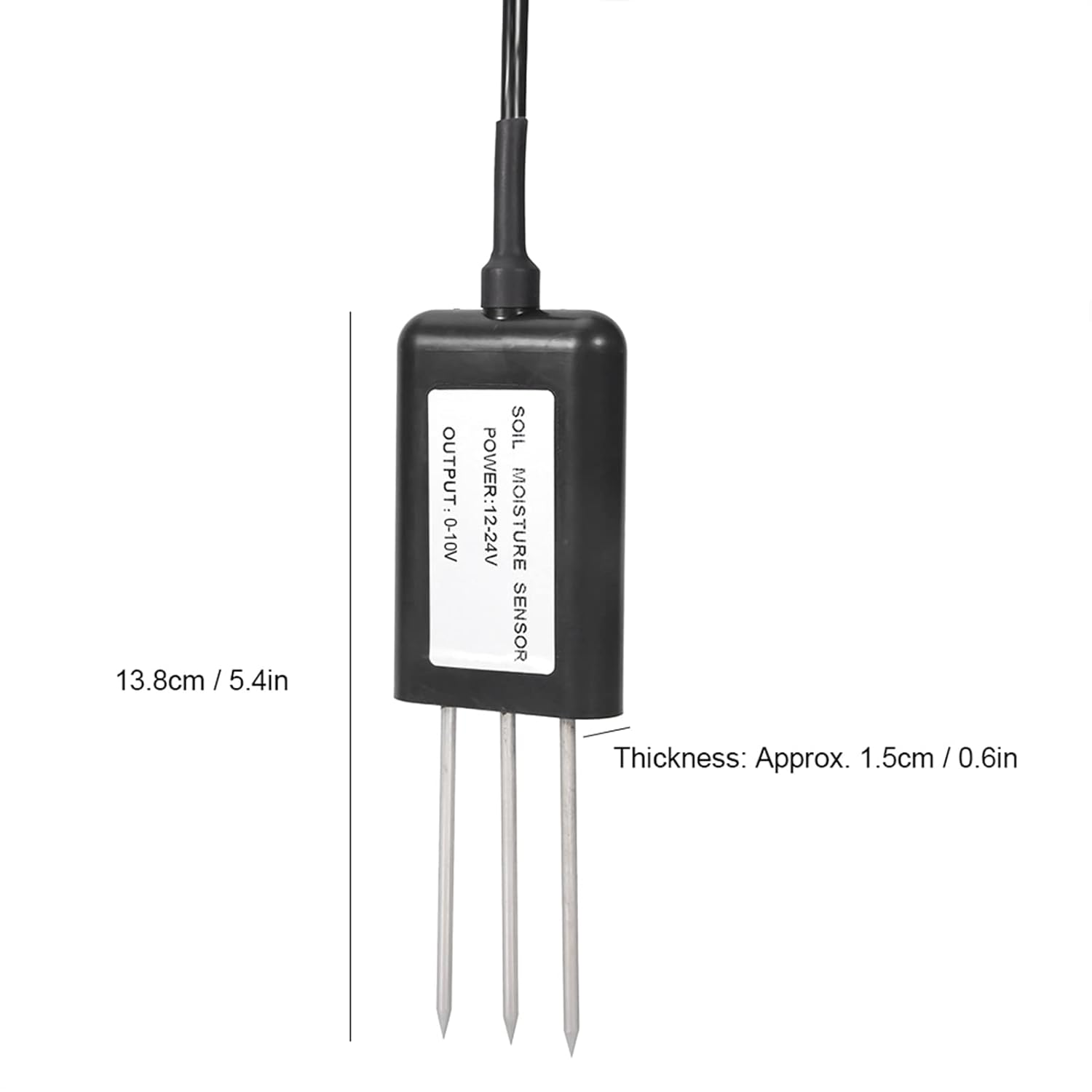 IP68 2-In- Soil Temperature Sensor Transmitter for Accurate & Gardening Measurements image number 1