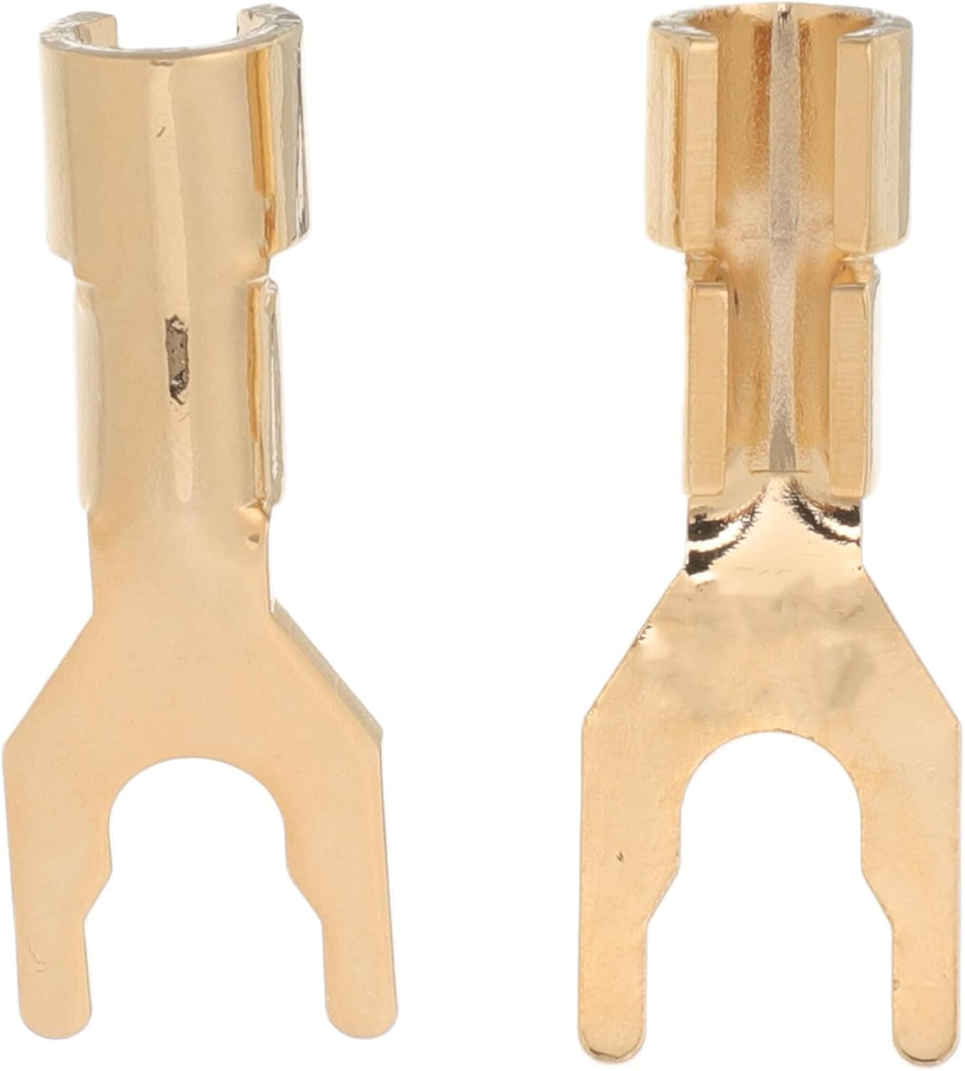 2Pcs Hifi Speaker Spade Connectors Y-Type Banana Plugs for Audio Home Theater and Recording Studios Speaker Wire Adapter with Stable Signal Transmission and Versatile Compatibility image number 5