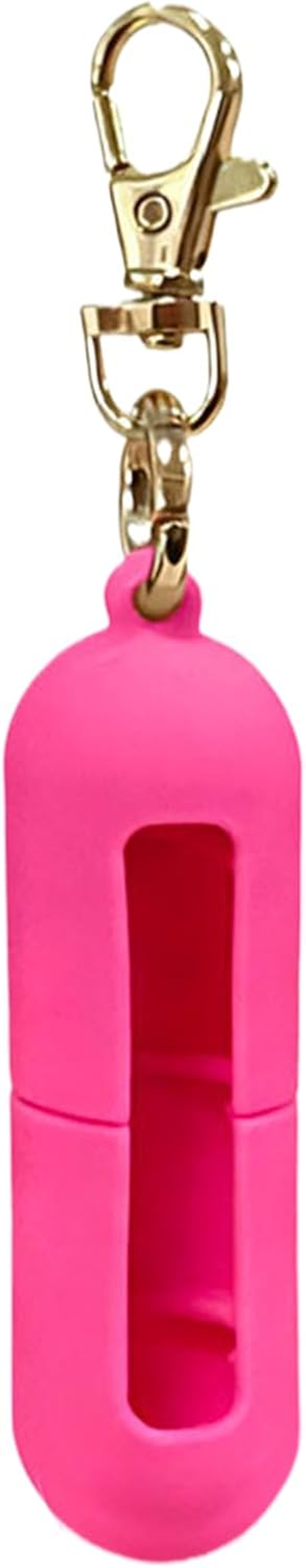 G&eacute;n&eacute;rique Silicone Carrier Accessory, Compact Key Ring Organizer, Lightweight Protective Tube for Cosmetics, Handbags, Exercise, Office Desks, Errands, Walking, Everyday Mobility