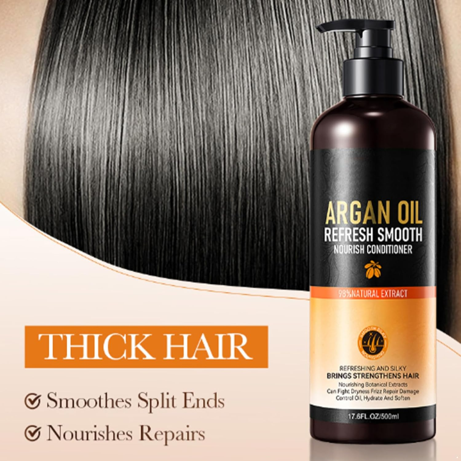 Moggemol Glycerin Shampoo Conditioner 500Ml and Hair Mask 500G Deep Hydration Repair All Hair Needs Conditioner One Size image number 5