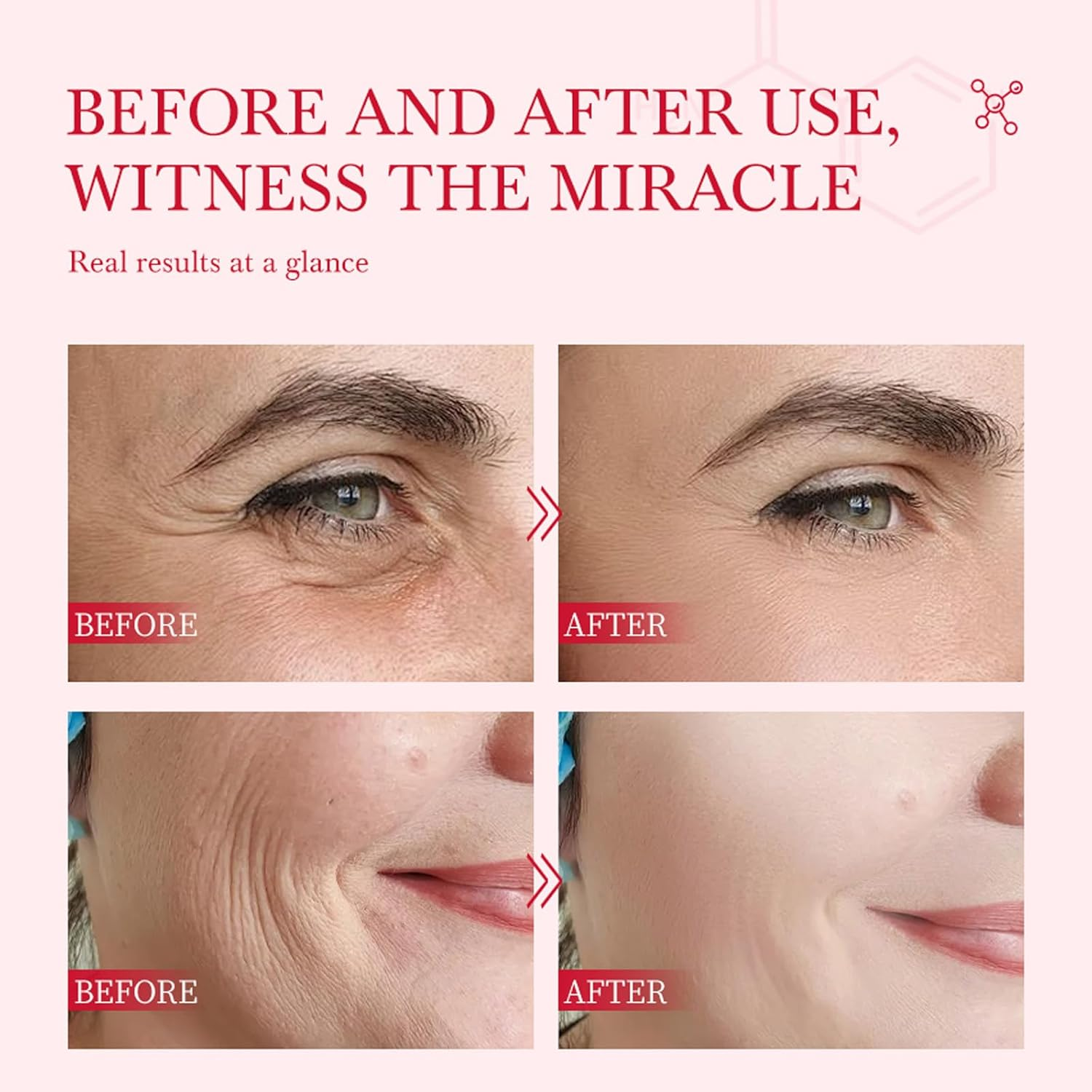 Fowerher PDRN Pink Peptide Serum with Niacinamide, Anti-Aging, Moisturizing and Firming, Skincare for Face and Neck - 35Ml/1.18Fl.Oz image number 1