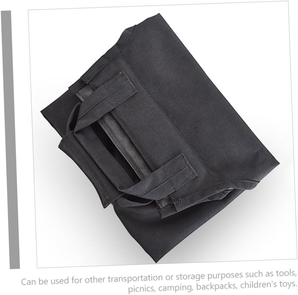 Professional Outdoor Firewood Storage Tote Bag with Hand Strap Heavy-Duty Oxford Cloth Log Carrier for Camping Barbecue and Garden Tools Transport Multipurpose Canvas Pouch For image number 3