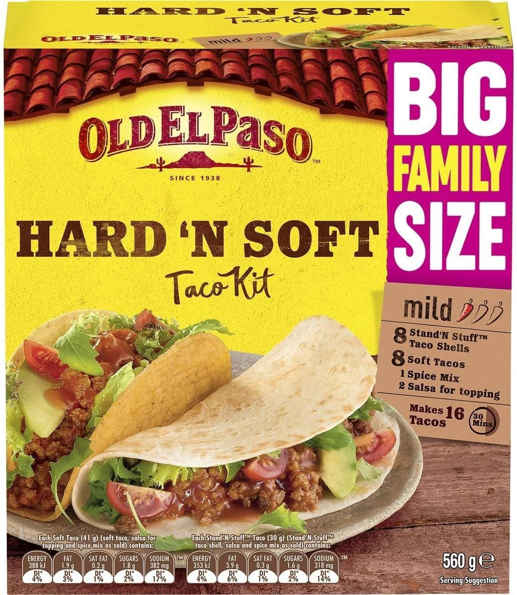 Old El Paso Bulk Hard and Soft Kit 560 G image number 4