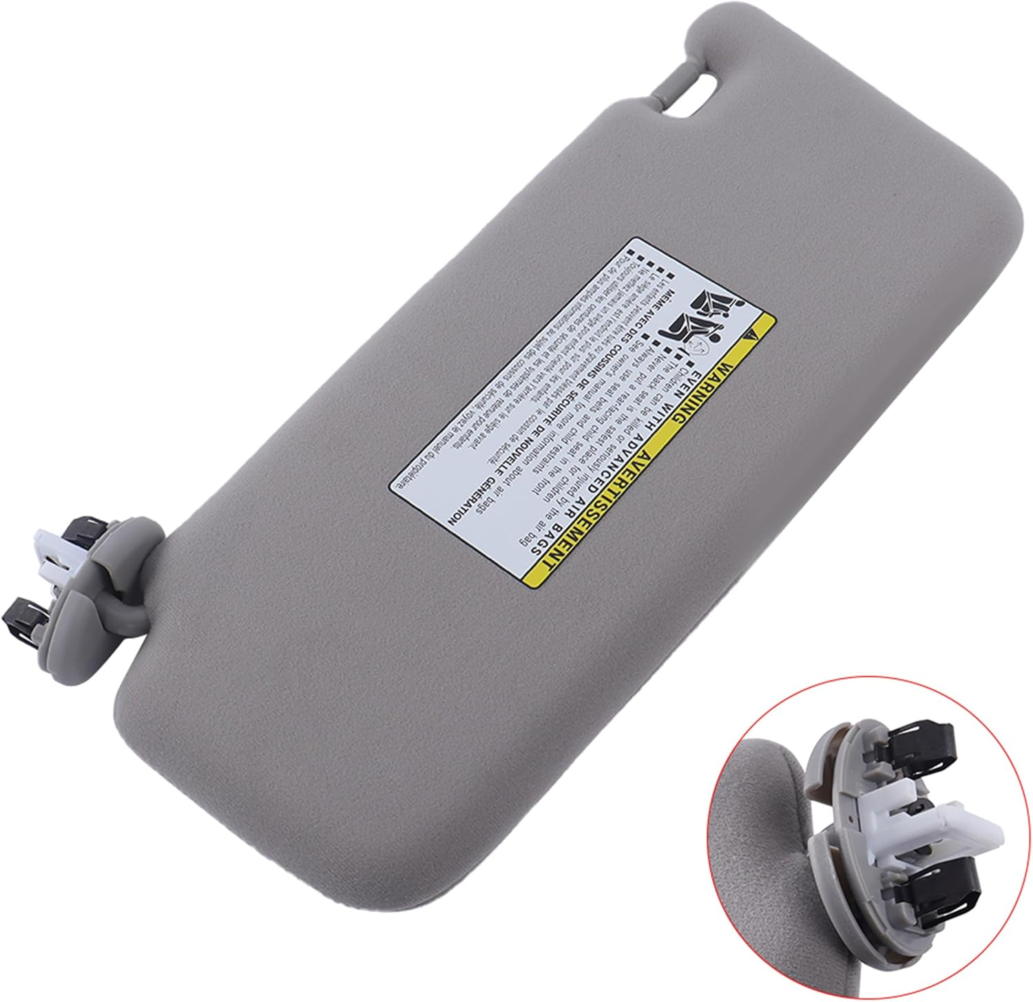 Sun Visor Sun Shade Right Driver Side W/Vanity Light Replacement for Toyota Camry 2007-2011 image number 2