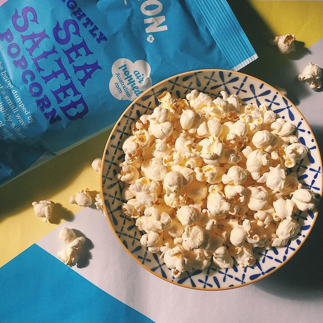 J.C.'S Quality Foods Pop Fiction Lightly Sea Salted Popcorn, 80 G image number 2