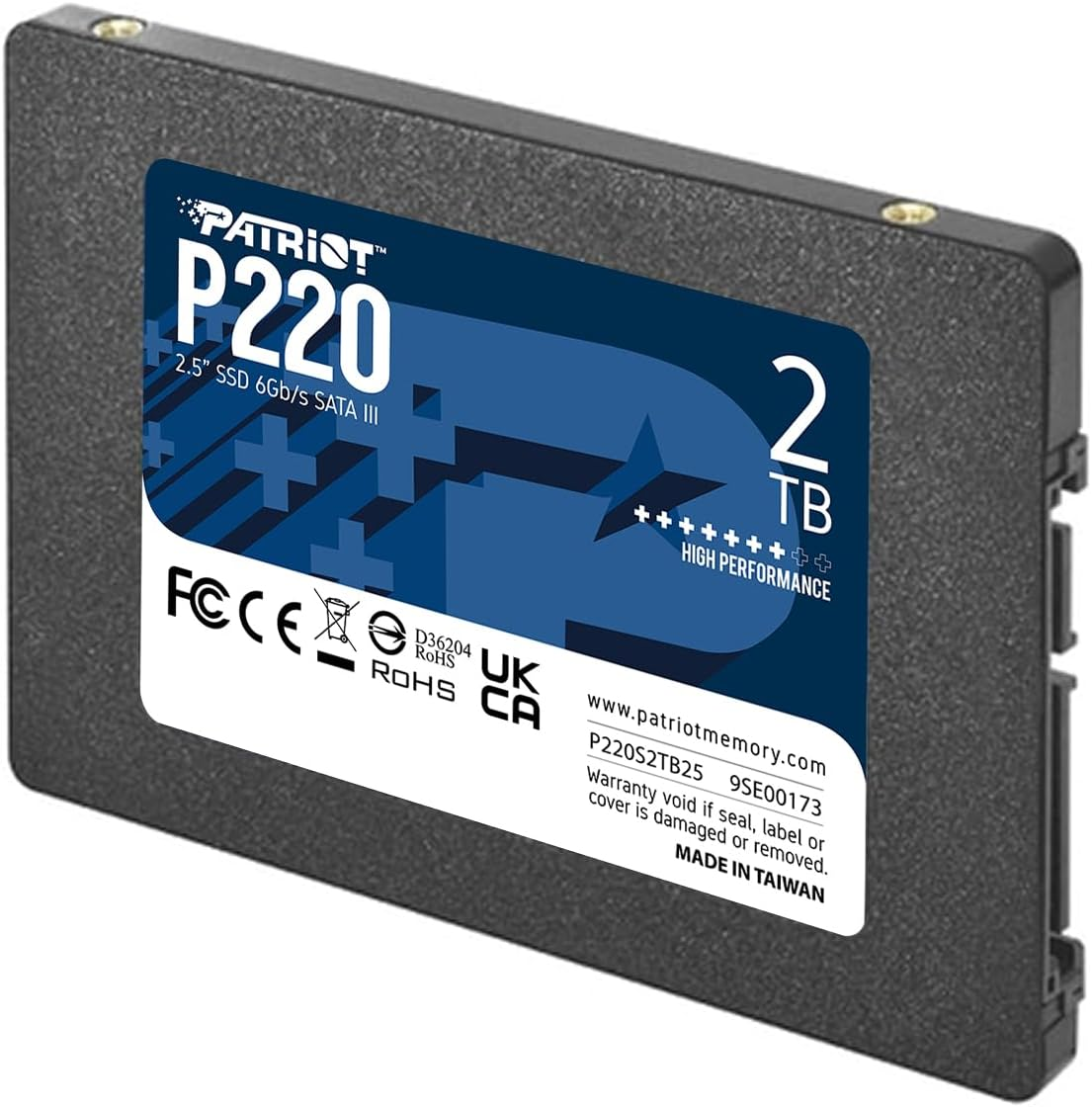Patriot P220 2TB Internal SSD - SATA 3 2.5" - Solid State Drive - P220S2TB25 image number 2