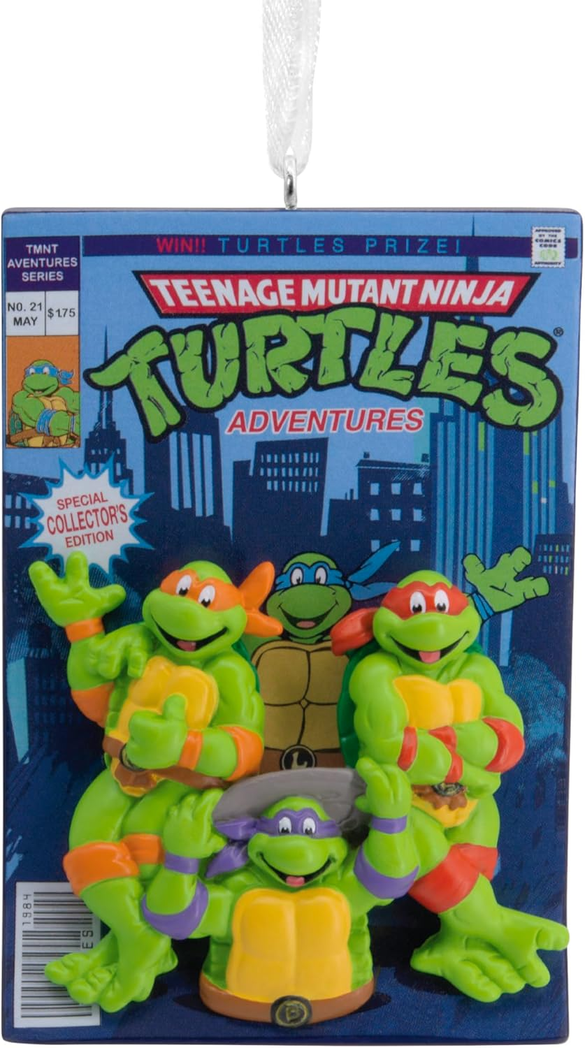 Hallmark Nickelodeon Teenage Mutant Ninja Turtles Comic Book Christmas Ornament