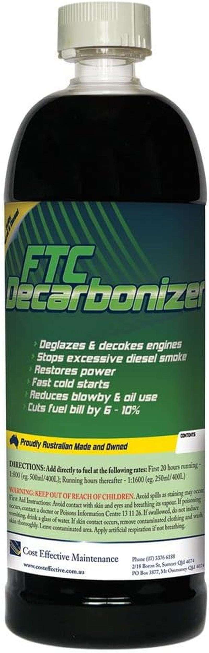 FTC Decarbonizer Diesel Smoke and Carbon Remover - 1 Litre image number 2
