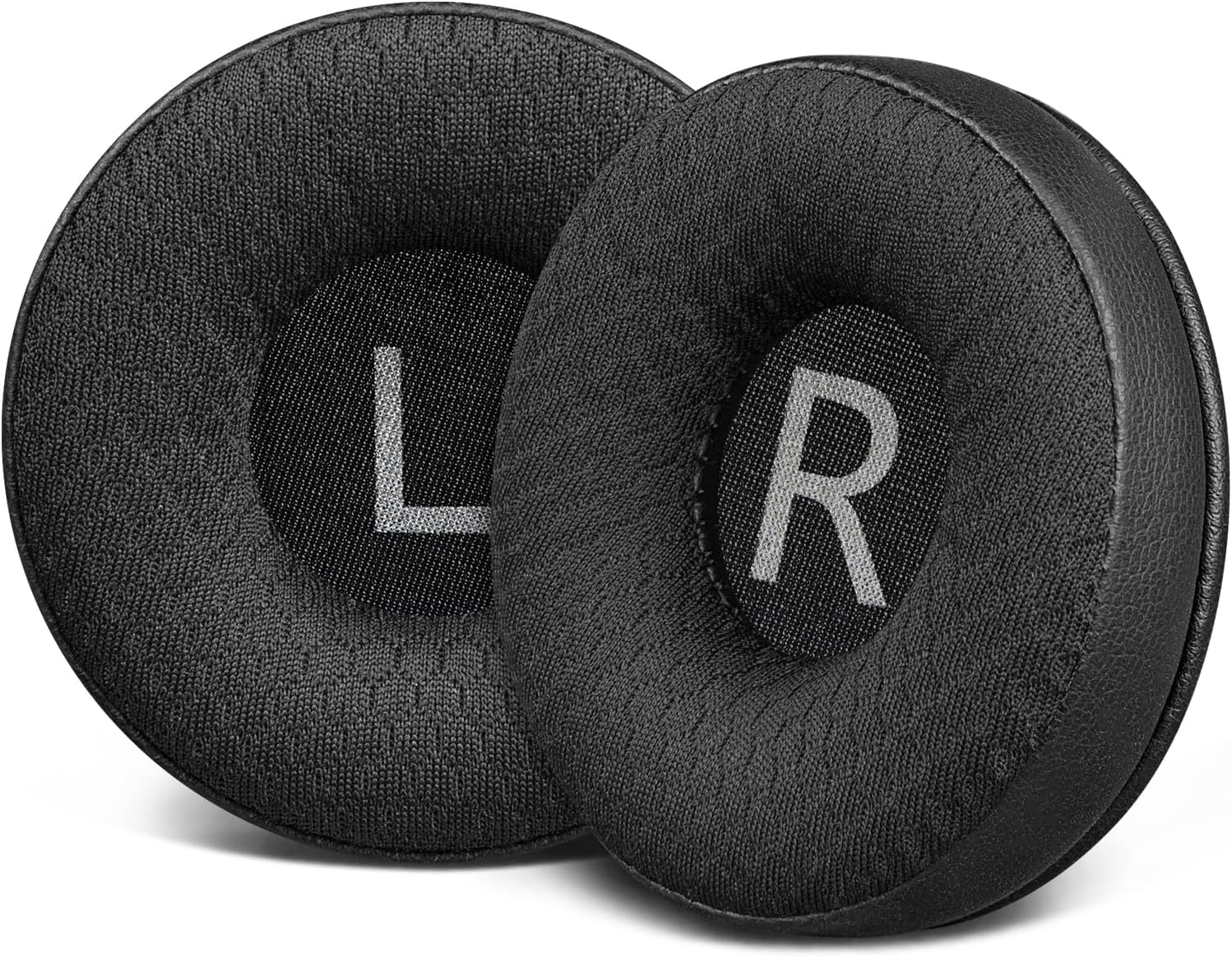 SOULWIT 60Mm Ear Pads Replacement for Plantronics HW510/HW520, Audio 310/345/476/628, Earpads for Poly Blackwire C210/C220/C310/C320/C325/C3200/C3210/C3220/C3225, Cushions with Durable Mesh Fabric image number 3