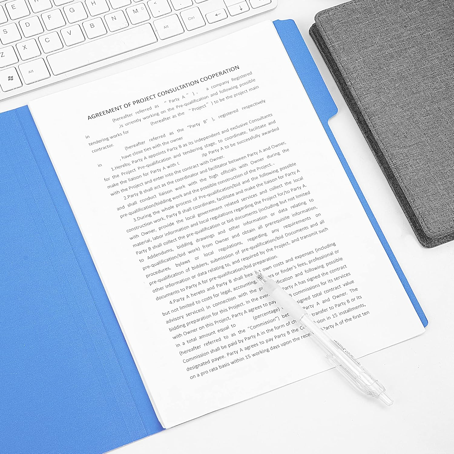 Amazon Basics File Folders, Letter Size, Heavyweight 1/3-Cut Tab Assorted Colors, 50-Pack image number 2