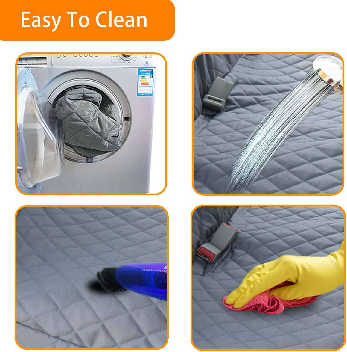 Honest Dog Car Seat Covers, Dog Seat Cover with Side Flap for Cars, Trucks, and Suv'S - Waterproof & Nonslip Pet Seat Cover for Backseat