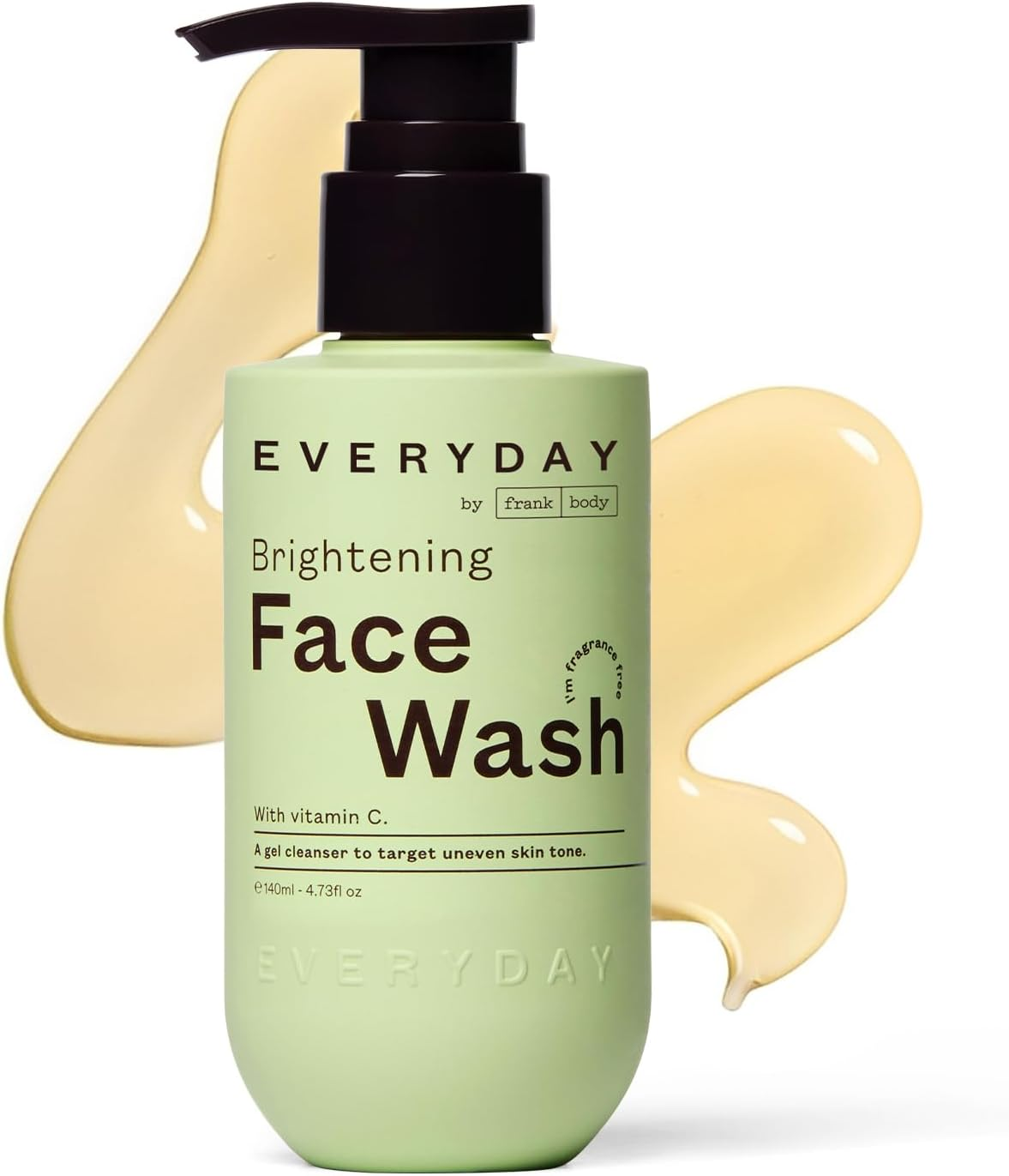 Everyday by Frank Body Brightening Face Wash | Cleanses & Brightens for Dull & Uneven Skin | with Vitamin C, Kakadu Plum & Vitamin B5 | Fragrance-Free | Vegan & Cruelty Free | 140Ml image number 3