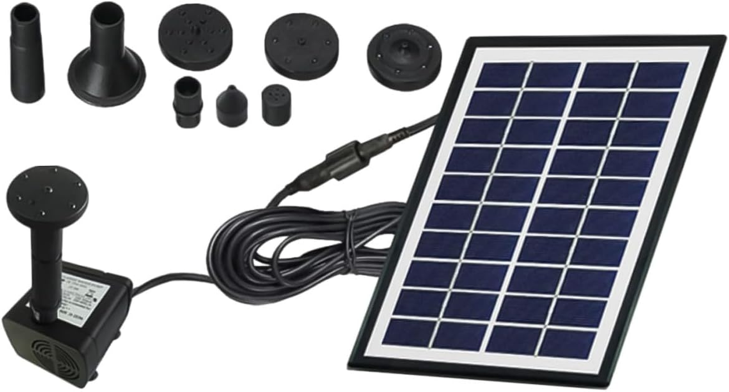 VICASKY Solar Floating Fountain Solar-Powered Garden Aerobic Water Pump for Outdoor Fish Tank Bird Bath Pool Decoration Automatic Operation Material No Battery Needed image number 6