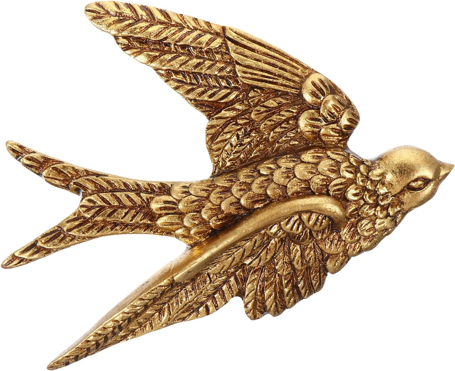 YARNOW Swallow Bird Wall Hanging Decor - Resin 3D Flying Bird Ornament for Living Room, Bedroom, Garden, and Home Decoration image number 5