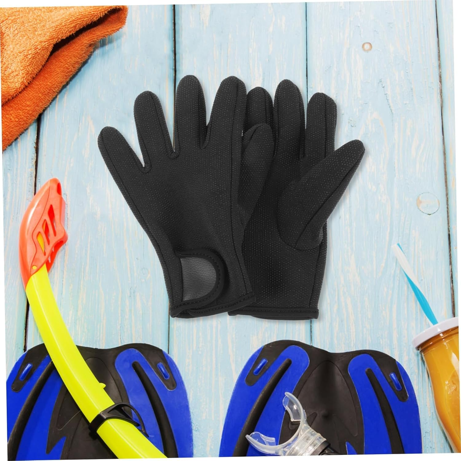 1 Pair Outdoor Swimming Gloves Wetsuit Dive Gloves Exercise Gloves Wear-Resistant Diving Gloves Portable Fishing Gloves Adult Diving Gloves Gym Gloves Adult Fitness Gloves Sponge