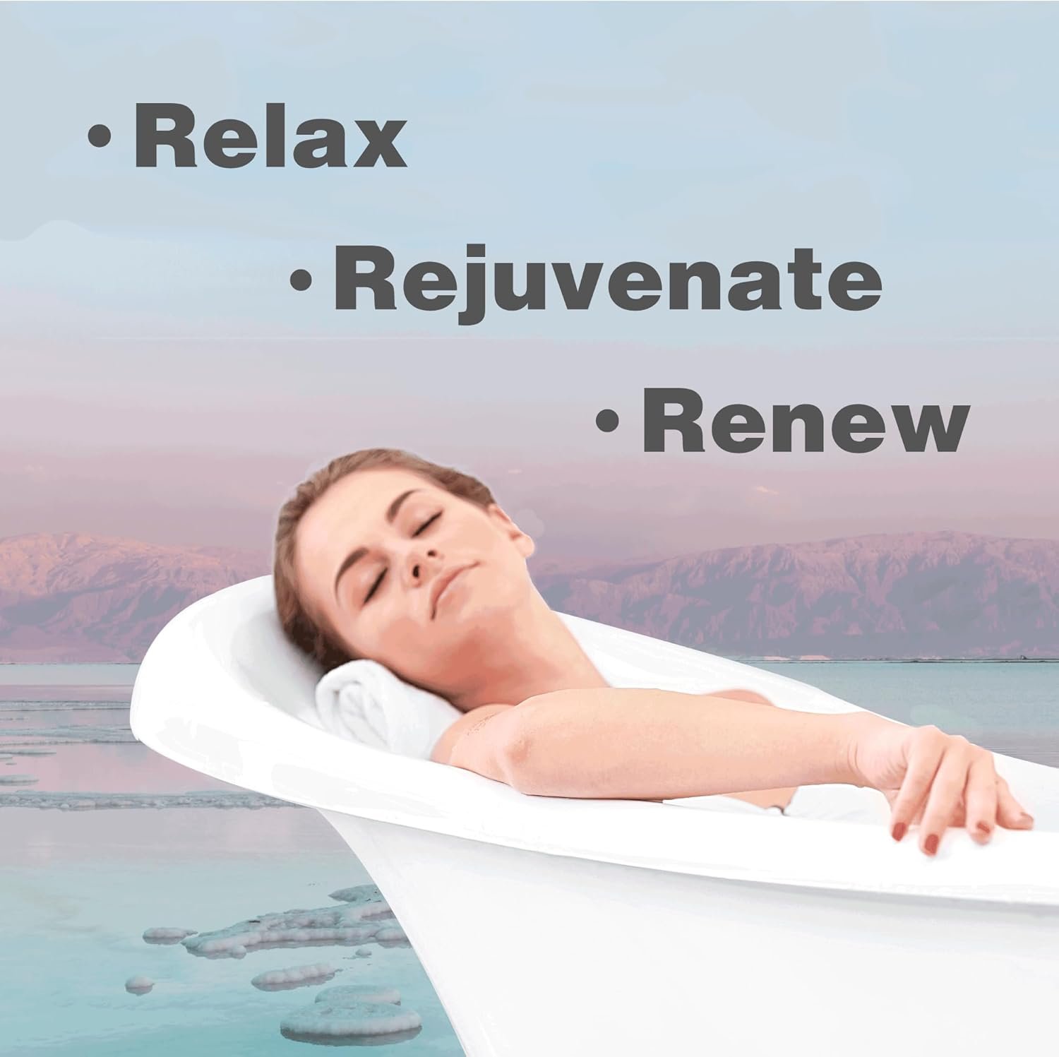 100% Pure Dead Sea Mineral Bath Salt 5Lb Frag Free image number 4