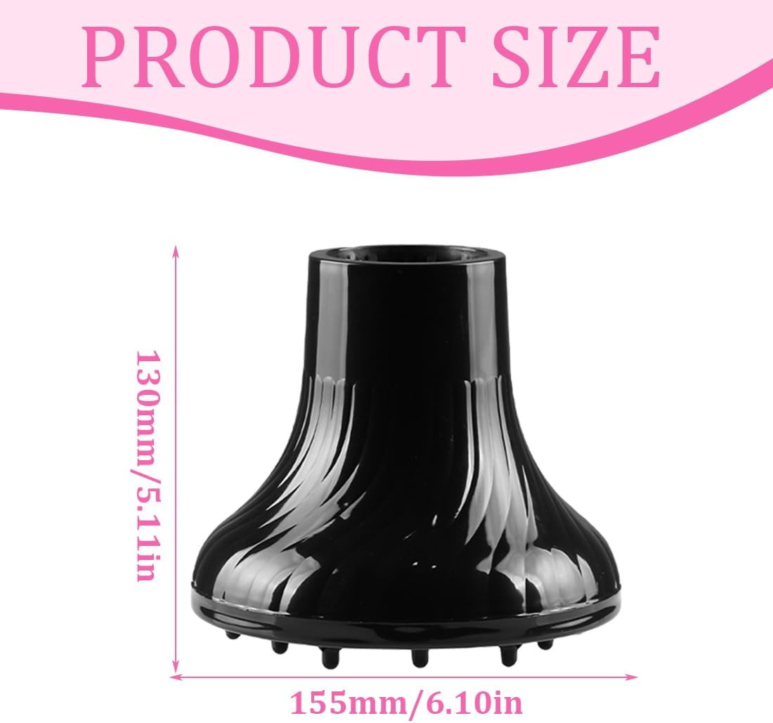 NHQZ Universal Folding Hair Diffuser,Hot Air Diffuser for Curly Hair,For Styling Curly or Wavy Hair image number 2