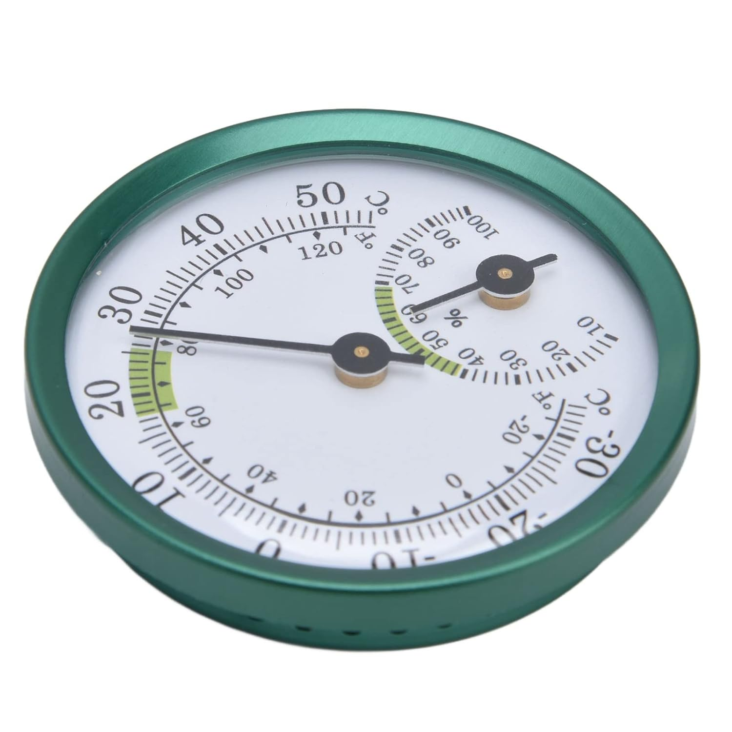 Jectse Temperature Humidity Meter Mini Wall Hanging Large Screen Transparent Dial Tester for Office without Battery Installation image number 4