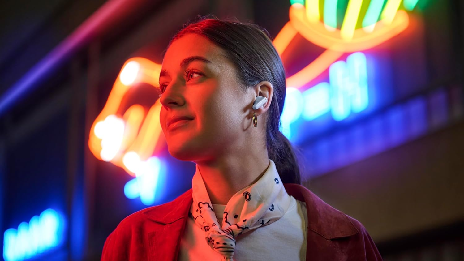 Philips T2000 True Wireless Earbuds, Bluetooth 5.4 Headphones with 4-Mic Clear Calls, Dynamic Bass Boost, 32H Playtime, USB-C Fast Charge, Water Resistant, Multipoint Connection, Touch Control &ndash; Blue image number 6