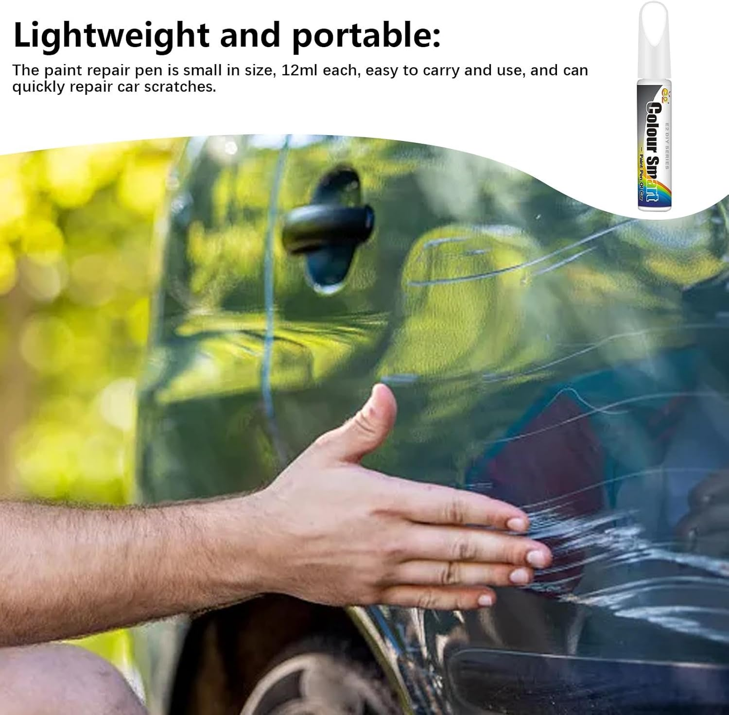 Fill Paint Pen - Paint Scratch Repair Auto Scratch Remover Pen | Universal Portable Paint For, Motorcycle, Motorboat, Doors and Windows image number 5
