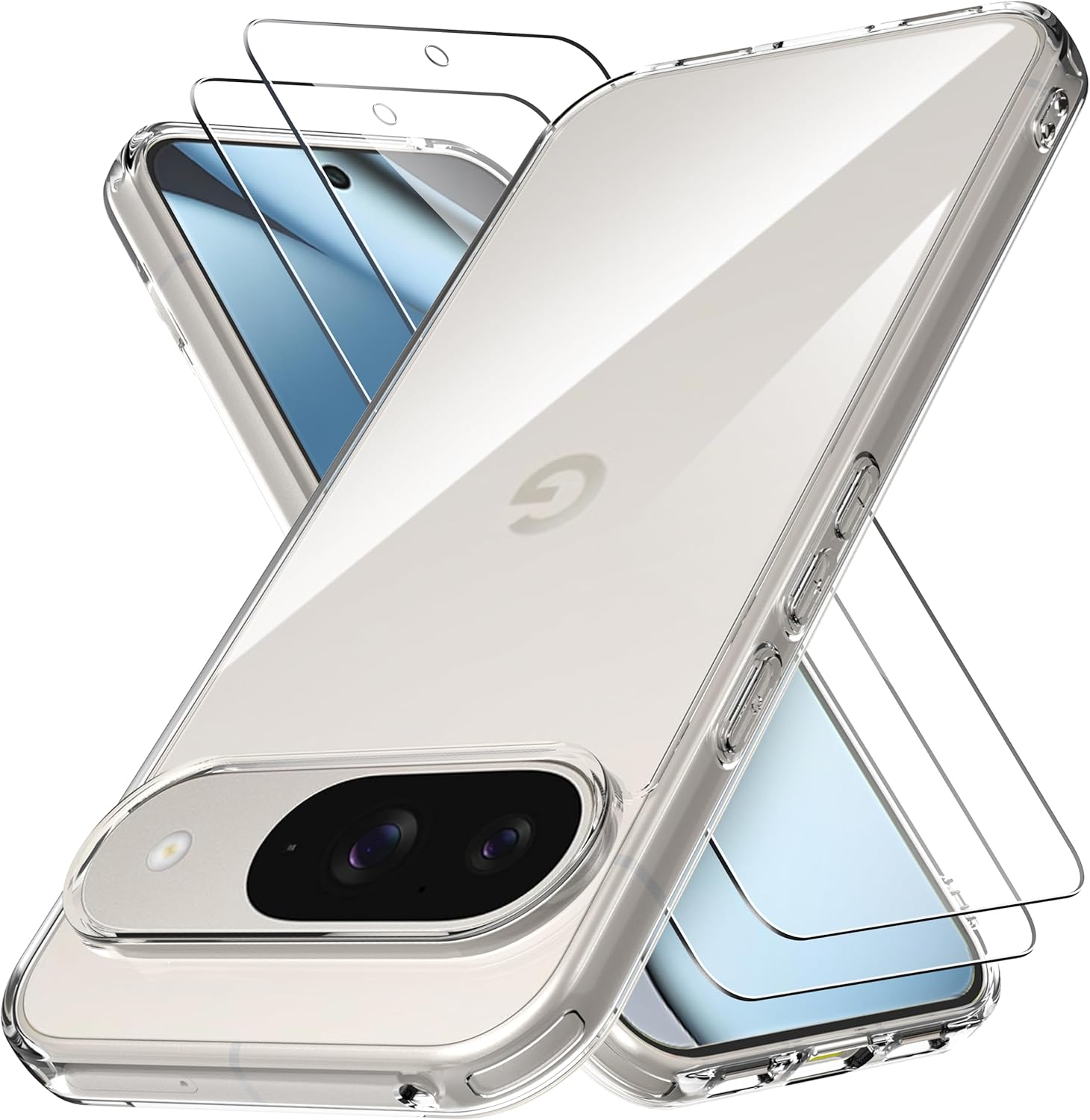 Anoowkoa TPU Case for Xiaomi Redmi Note 15 Pro Plus/Redmi Note 15 Pro+ 5G Phone Case Clear with Built-In Camera Lens Protector Thin Transparent Protective Back Cover Soft Flexible Silicone Case