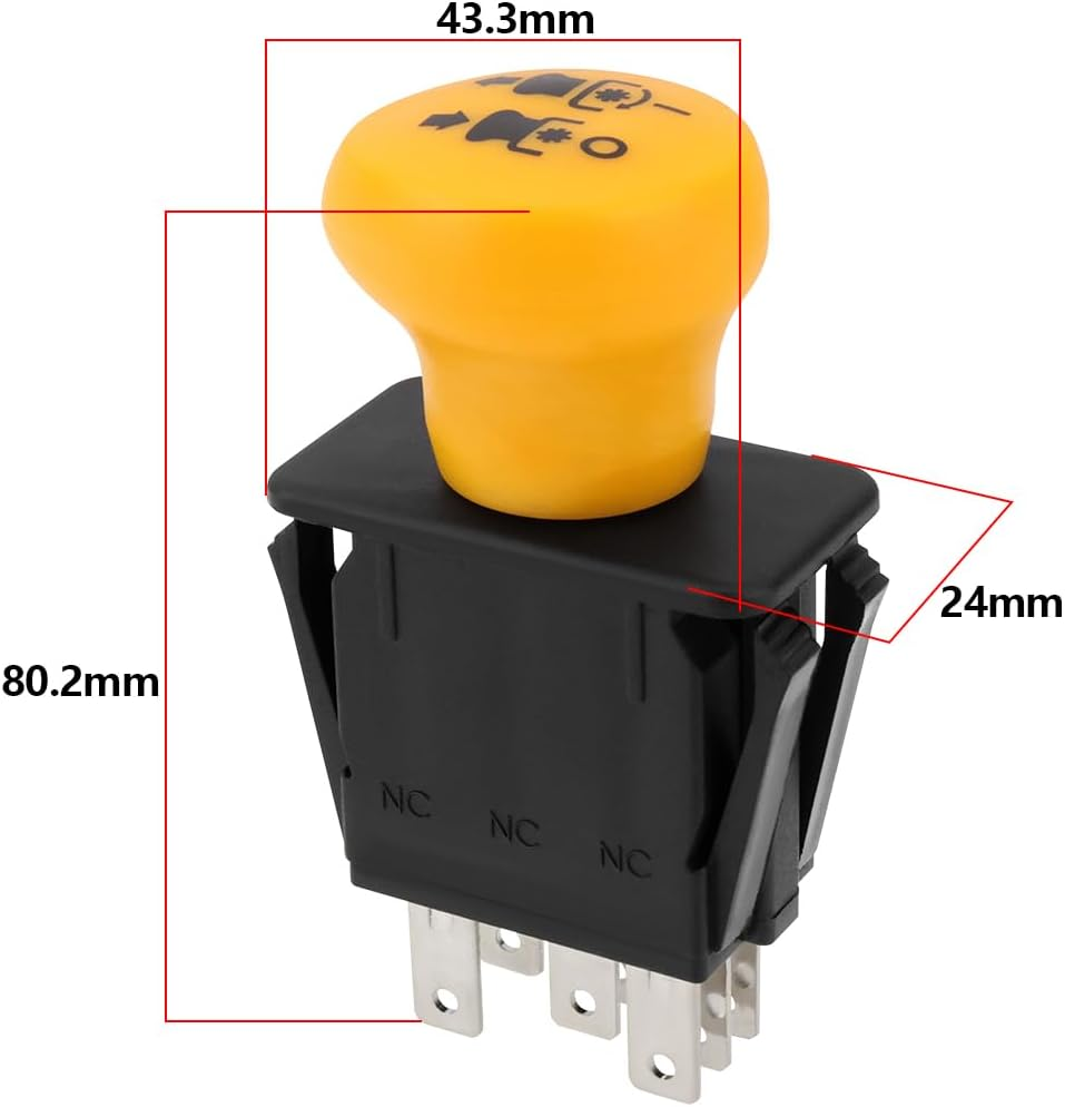 SING F LTD 1PC Mower PTO Switch Compatible with Troy-Bilt Compatible with Mustang XP OE 925-3233A 725-3233A 925-3233 725-3233 43.3X24X80.2Mm image number 5