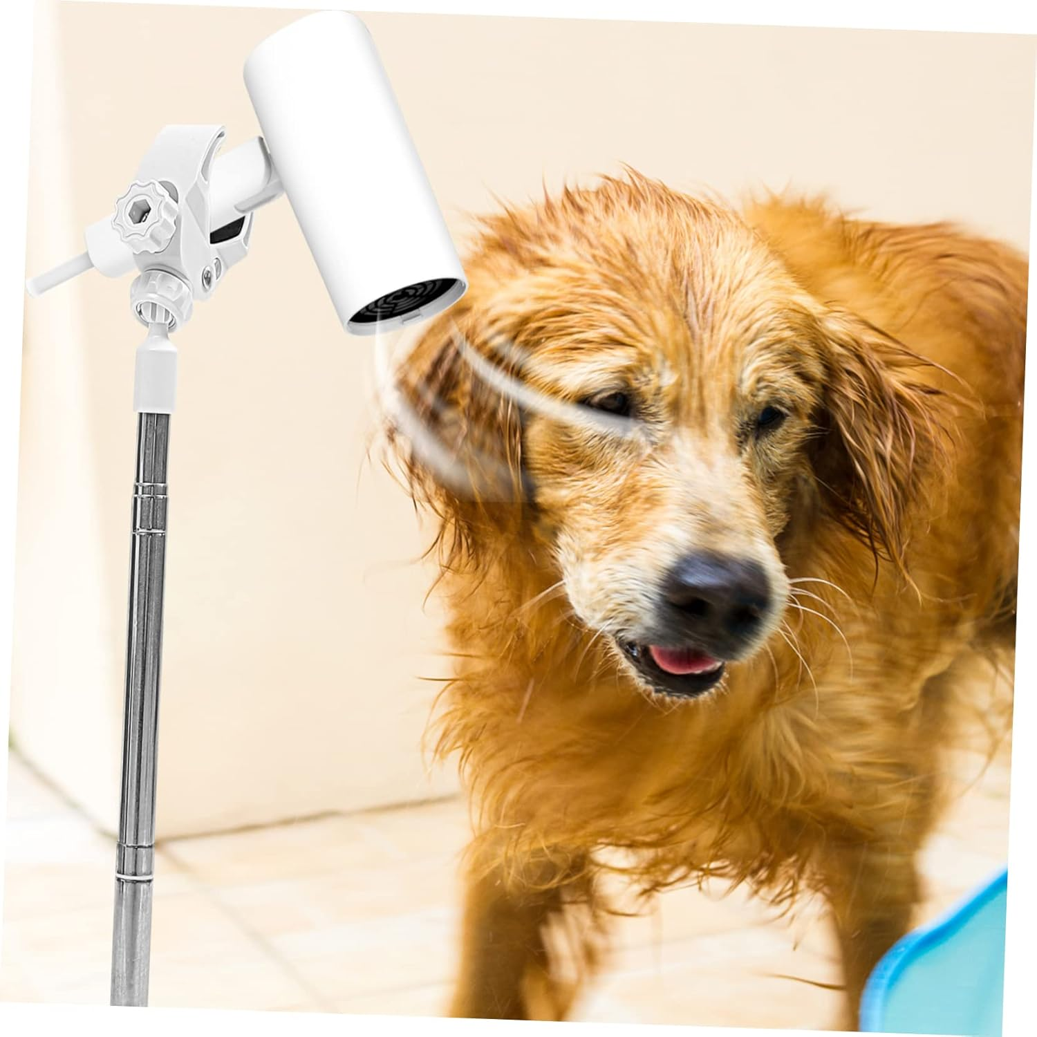 HEALEEP Hair Dryer Holder Stand Extendable Pet Hair Blower Stand Easy Mount Design