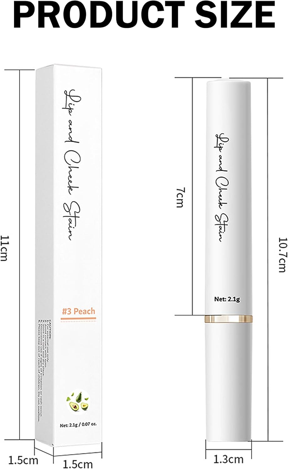 Erinde Color Changing Lipstick, Ph Magic Lip and Cheek Tint, Waterproof Long Lasting Moisturizing Lip Balm, Natural Glow Hydrating Tinted Lip Gloss, Smooth Soft Lip Stain for Women Girls, #1 image number 2