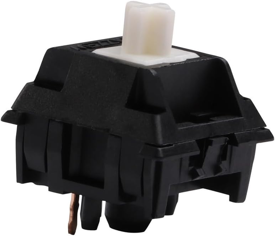 Gazzew Boba Black U4 Switch V2, Pre-Lubed Silent Tactile Switch for Custom Mechanical Keyboard(62G,110Pcs) image number 2