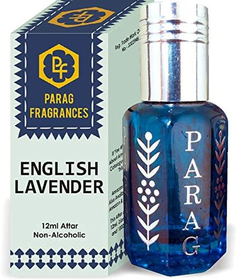 Parag Fragrances English Lavender Attar 1 Tola / 12Ml (Crystal Series) (Limited Time Launching Offer Pack) Natural Distiled Attar/Alcohol Free Attar/Long Lasting Attar image number 1